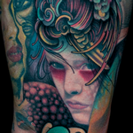 Tattoos - Woman's Face - 113814